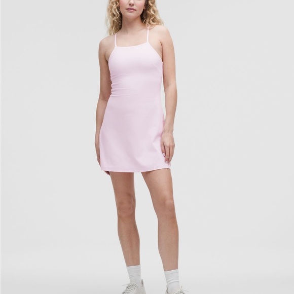 lululemon Dresses & Skirts - 11-31 NWT Size 10 Lululemon Align side slit cami dress PNKO